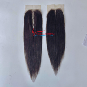 VENTA FLASH Cabello con cierre de encaje 100% Cabello humano vietnamita crudo sin procesar Extensiones de cabello de alta calidad - Product Image 2