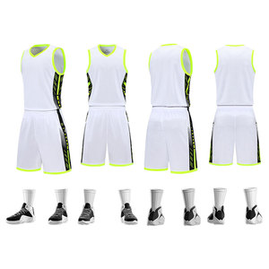 เสื้อกล้ามบาสเกตบอลลายตารางหมากรุกแบบหลวมคอกลมสำหรับผู้ชายผู้หญิงเสื้อบาสเก็ตบอลพิมพ์หมายเลขชื่อ3D ตามสั่ง - Product Image 4