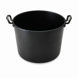 Seau à glace en métal noir avec poignées en laiton, style vintage, refroidisseur de boissons durable, résistant à la rouille, design industriel, refroidisseur à vin - Product Image 1