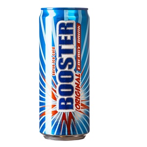 Proveedor Mayorista de Bebida Energética Booster Original, Dosis de 0,33 Litros, Paquete de 24 - Product Image 4