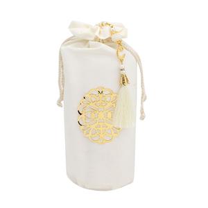 Ensemble de perles faites à la main Shantuk avec motif de puzzle Tapis de prière en coton taffetas 70x110 cm Lavable pour la maison ou les voyages - Product Image 2