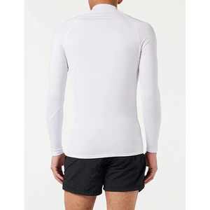 Rash Guard haut de gamme pour hommes personnalisé uni blanc solide Gym Wear Compression Rash Guards à des prix très bas - Product Image 3