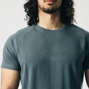 Camiseta de manga corta de algodón ligera y transpirable, para deportes de verano y ropa informal, diseño cómodo para la frescura durante todo el día - Product Image 2