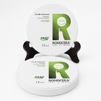 Bloc de zircone Rondcera Pro-ML Advanced 98 mm, matériau dentaire CAD/CAM pour un flux de travail rapide en four