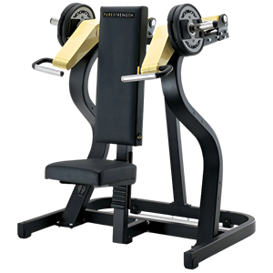 Presse à épaules à charge libre Pure Strength reconditionnée pour un entraînement sûr du haut du corps en salle de sport - Product Image 3