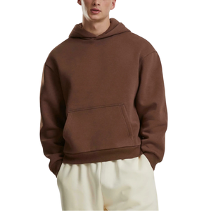 Sudadera Casual para Hombre, Diseño Sólido, Corte Regular, Forma Recta, Tejido de Punto de Poliéster/Algodón, Cuello con Capucha, Bolsillo de Invierno - Product Image 1