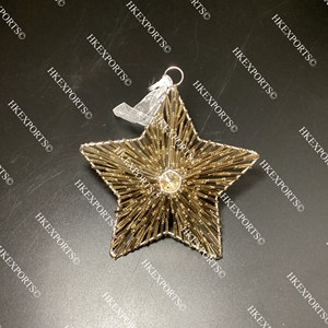 Adornos colgantes de cuentas de Navidad hechos a mano, decoraciones festivas, cuentas multicolores, árbol, decoración del hogar - Product Image 2