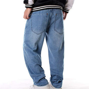 HAMZA SONI INTERNATIONAL Jeans de Mezclilla para Hombre de Alta Calidad, 100% Algodón, Ecológicos, de Secado Rápido, Transpirables, con Silueta Retro Lavada - Product Image 2