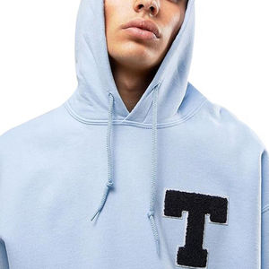 Último Jersey personalizado para hombre, sudaderas con capucha bordadas de chenilla, forro polar transpirable de excelente calidad con estampado básico, mezcla de algodón - Product Image 4