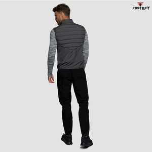 Nouvel arrivage de coupe-vent d'extérieur d'hiver vestes sans manches à capuche respirantes et décontractées fabriquées au Pakistan - Product Image 4