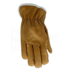 Gants de travail antidérapants de haute qualité avec logo OEM personnalisé, protection des mains en cuir sur mesure pour travaux industriels. - Product Image 5