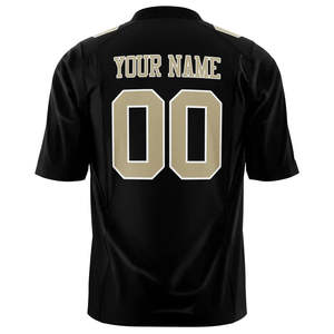 OEM ODM maillot de football américain pour les jeunes hommes conception personnalisée broderie matériel sergé impression par sublimation - Product Image 3