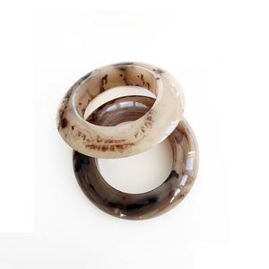 Brazaletes Unisex de Resina Acrílica Gruesa, Estilo Punk, Diseño Geométrico para Fiestas - Product Image 3