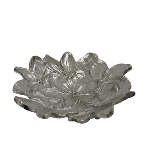 Juego de 2 bandejas redondas decorativas, bandeja grande de hierro, color blanco, aspecto moderno, mayorista de fábrica hecho a mano, bandeja para servir alimentos - Product Image 4