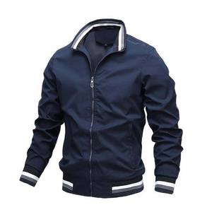 Blouson aviateur d'hiver chaud en tissu coton personnalisé nouveau design pour hommes veste de baseball avec fermeture à glissière logo personnalisé pour vêtements - Product Image 4