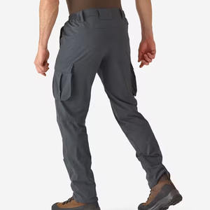 Pantalones de concha suave para exteriores para hombre, pantalones impermeables de lana de invierno para senderismo, pantalones de caza y escalada con bolsillos con cremallera - Product Image 2