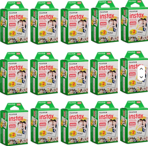 10/20 feuilles de films adhésifs brillants Instax 3 pouces à bord blanc pour appareils photo instantanés Mini 8 9 11 7s – Papier photo - Product Image 3