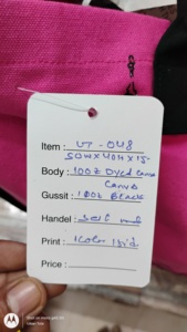 Sac à déjeuner promotionnel d'entreprise en jute naturel, écologique, lavable, personnalisable, extra large, imprimé multicolore, en gros - Product Image 5