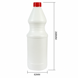 1000ml HDPE <b>Plastic</b> Bottle With Screw <b>Cap</b> For Detergent Bleach Chemical And Household Liquid Packaging - Product Image 1