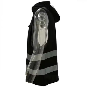 Chaleco de Seguridad Reflectante de Alta Visibilidad con Capucha y Múltiples Bolsillos |   Chaleco de Seguridad de Alta Visibilidad para Trabajo al Aire Libre en ZOHAN CREATIONS - Product Image 2