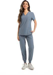 Ensembles d'uniformes de blouse classique en gros pantalons de survêtement en polyester de coton hôpitaux médicaux médecins infirmières costumes de gommage 2025 - Product Image 5