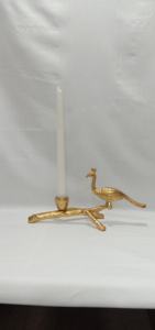 เชิงเทียนรูปนกออกแบบเองได้สไตล์รูปปั้นสัตว์หรูหราสำหรับวางบนโต๊ะในบ้านโรงแรม - Product Image 4