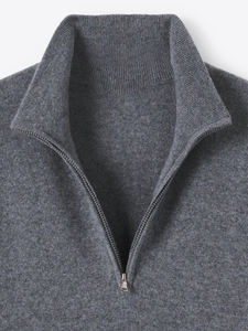 Pull en laine tricoté sur mesure pour homme, fin, à manches longues, de haute qualité, 100 % laine, avec propriétés anti-rétrécissement et respirantes pour l'hiver - Product Image 5