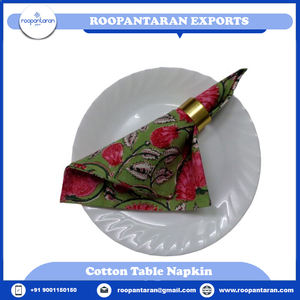 ผ้าเช็ดปากบนโต๊ะผ้าคอตต้อนปักลายทำด้วยมือดีไซน์ล่าสุดสำหรับ100% จำนวนมากปรับแต่งได้มีสไตล์ - Product Image 4