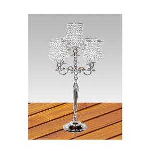 crystal <b>lamp</b> Votive Candle Holder Tealight Candles Holder five arms candle <b>lamp</b> for Table Wedding Dinning and Party - Product Image 4