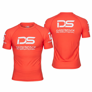 Maillot de bain à manches courtes pour homme, design 2025, haute qualité, 100% polyester, respirant, écologique, rash guard BJJ - Product Image 2