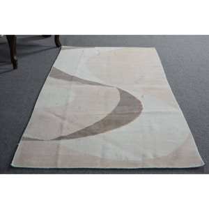 Moderno Beige Marrón 9x12 Alfombra de lana Turco 3x7 Tejido plano Jacquard Patchwork Diseño para entrada Pasillo Rectángulo Espacio Látex - Product Image 5