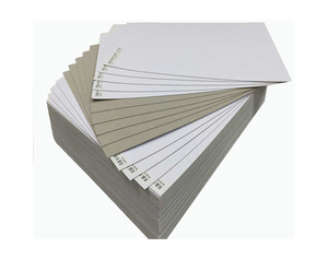 Papier bon marché de panneau duplex enduit de gris de panneau de papier de panneau duplex de 250gsm 300gsm 350gsm - Product Image 4