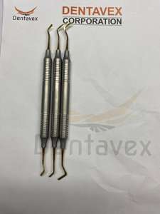 Kit dentaire d'hygiène buccale Kit d'examen. Kit d'instruments chirurgicaux Kit d'outils dentaires 4 pièces avec miroir/Tweeze/sonde - Product Image 4