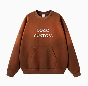 Sudadera con Capucha Informal de Invierno para Hombre, Corte Regular, Algodón Grueso, Sudadera Lisa, Logotipo Personalizado, Precio Bajo - Product Image 1