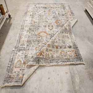 Gabbeh Makine Halisi-Motif abstrait moderne fabriqué à la machine en polyester et en jute pour la décoration du salon et de la chambre des adolescents - Product Image 2