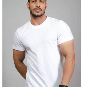 Camiseta de Color Negro con Logotipo Personalizado, Camiseta Básica de Cuello Redondo para Hombre, Camiseta de Verano de Algodón Jersey Lisa - Product Image 5