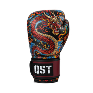 Guantes de Boxeo Profesionales de Piel Sintética Transpirable de Alta Calidad con Logotipo Personalizado, para Entrenamiento y Sparring, Venta al por Mayor - Product Image 3