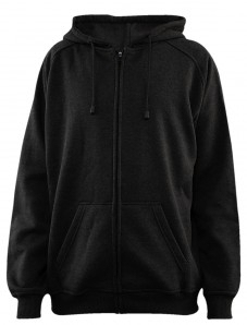 Sweats à capuche en molleton de coton 100% à fermeture éclair pour hommes personnalisés OEM - Product Image 4