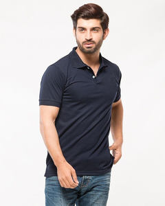 Vente en gros OEM grande taille pour hommes 100% coton pour polos respirant à manches courtes brodé sport loisirs chemises de golf - Product Image 2