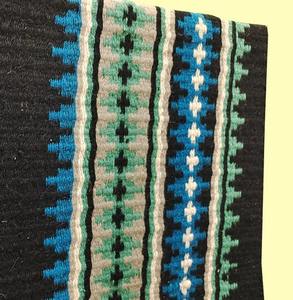 Manta de lana multicolor para silla de montar estilo western de Nueva Zelanda de ASHMIRA EQUESTRIAN para equitación - Calidad extrema, precio mayorista - Product Image 3