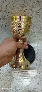 ที่มีคุณภาพที่ดีที่สุด Chalice และถ้วยโลหะทองเหลืองชุบทองหรือชุบเงินและถ้วยสำหรับบ้านคริสตจักรและร้านอาหารใช้ - Product Image 2