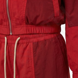 Chaqueta Cortavientos Ligera con Cierre de Cordón, Capucha, Panel Estampado, Corte Ajustado, 100% Poliéster, Estilo Deportivo para Mujer - Product Image 5