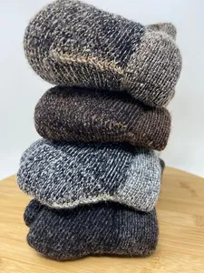 Calcetines de lana de alpaca Merino para hombre y mujer de fibra Natural de alta calidad para senderismo