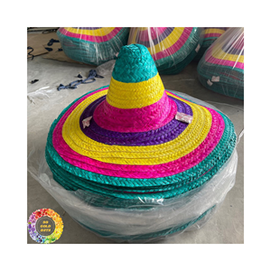 Colorful Straw Mexican Hat /Wholesale Bulk Order Colorful Straw Mexican Hats for your wholesale needs ensuring competitive price - Product Image 2