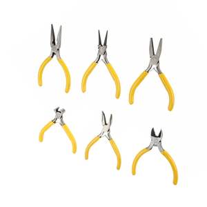 9pcs Professional DIY Jewelry Pliers Tools Kit New Condition Flat Bent Nez Pliers - Product Image 2