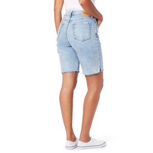 <b>Blue</b> Color Premium Quality Summer Denim <b>Shorts</b> Pants for <b>Women</b> Factory Made Breathable and Washed Style From Bangladesh - Product Image 5