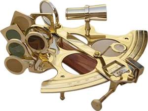 Sextant en laiton antique pour usage marin Piston en bois dur Sextant maritime nautique Major Manufactured History Mind Navigation Tool - Product Image 6