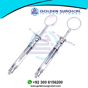 Seringue d'injection dentaire en acier inoxydable orthodontique Seringue d'aspiration Dentiste Équipement de laboratoire Ensemble dentaire instruments chirurgicaux - Product Image 4