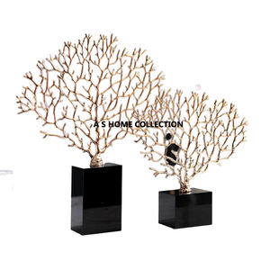 Sculpture finie en or de forme ronde en métal en aluminium de vente vintage pour offrir des cadeaux et la décoration de la maison - Product Image 4