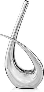 Vase à fleur de coulée d'aluminium de vente entière de style de conception de visage avec le dessus de table de finition argentée - Product Image 3